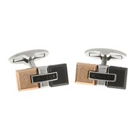 Gemelos Chimento Hombre Black saul in Acero Diamante 0.16 Ct 3TX8909BN7000 - 3TX8909BN7000